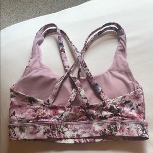 LuLuLemon Size 2 Sports Energy Bra- Floral